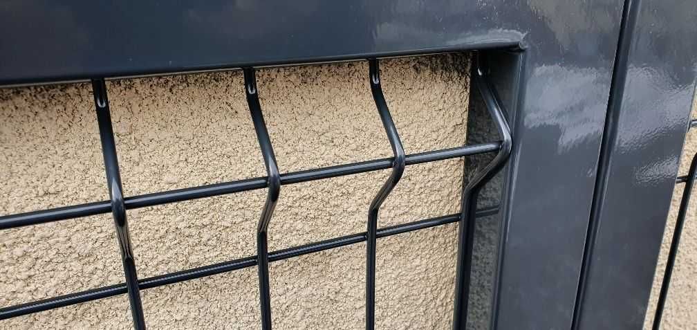 Brama panelowa przesuwna szer 5 m wys. 1,5 m antracyt