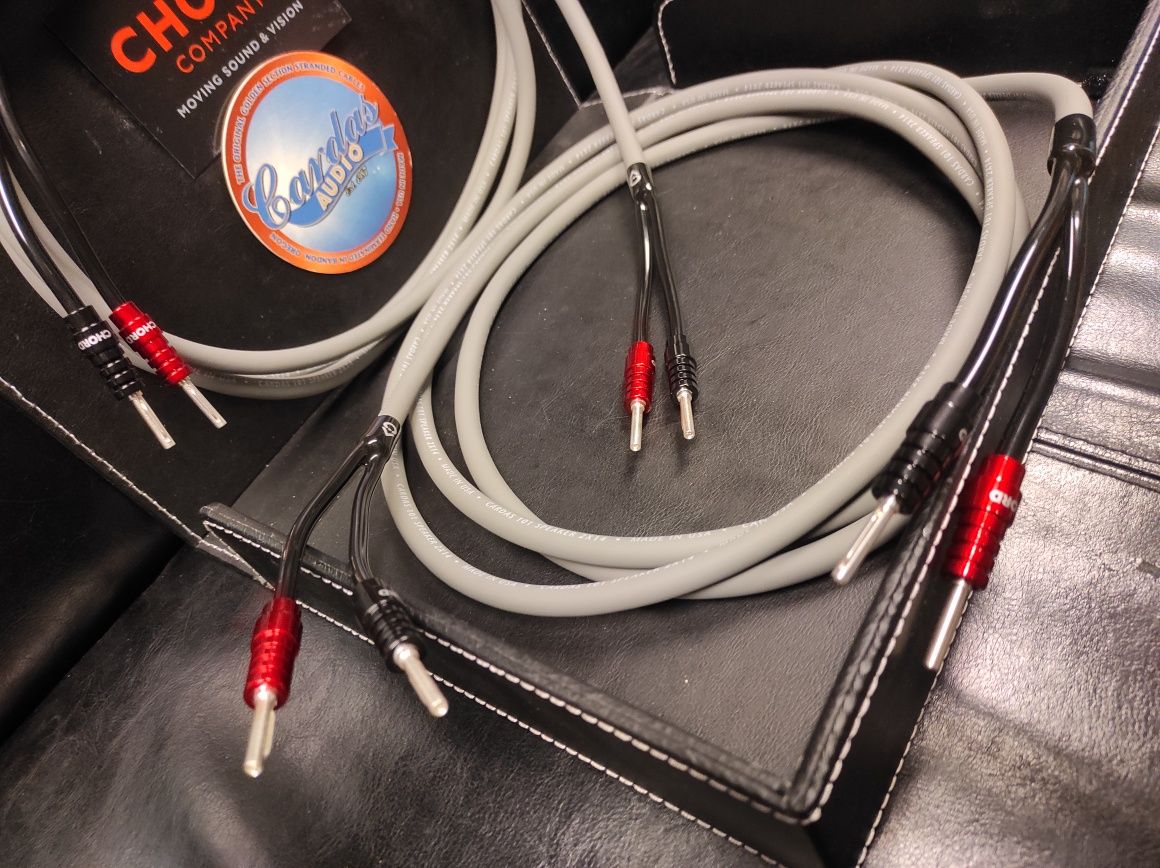2x2m Cardas 101 Chord Ohmic banan splitery kable głośnikowe