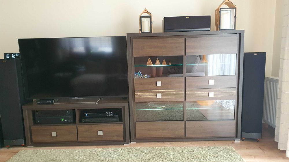 Meble do salonu zestaw z ławą