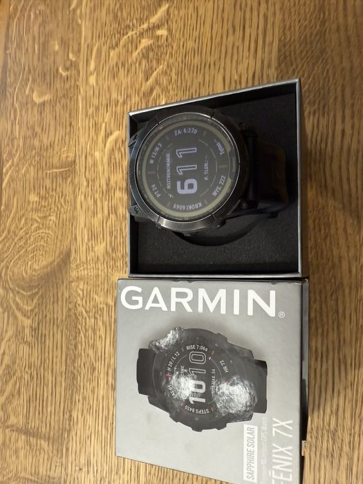 Zegarek Garmin fenix 7x sapphire solar gwarancja + Mapa Polski