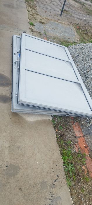 Drzwi/ Brama dwuskrzydłowe zewnętrzne aluminiowe 240/240 cm