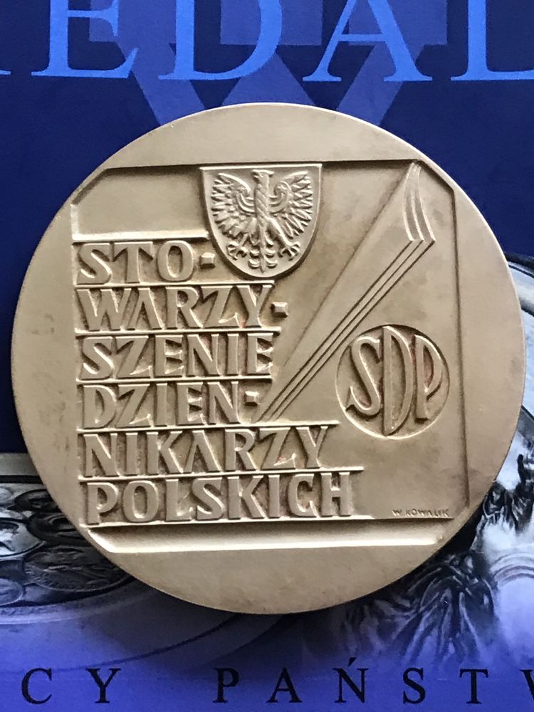 Medal 25 Lat Pracy w Dziennikarstwie 1984. Mennica Państwowa
