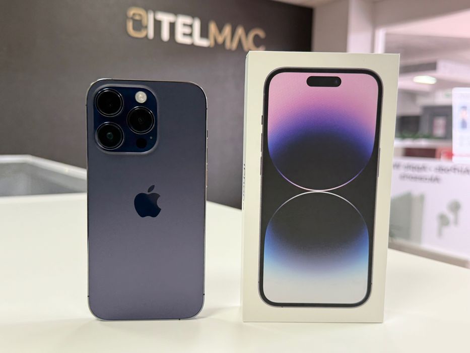Apple iPhone 14 Pro 256GB 5G ŁADNY • Fioletowy • Gwarancja • Raty 0%