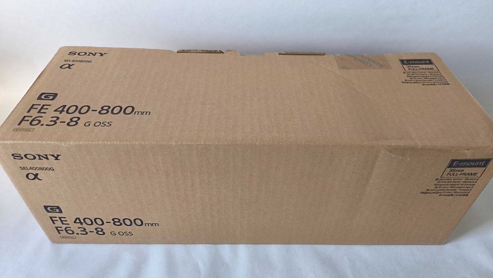 Об'єктив Sony SEL400800G 400-800mm f/6.3-8 G OSS,  Новий!