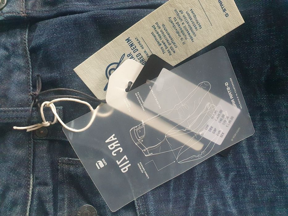 Spodnie jeans G-Star raw arc 3d slim zip w29 l32