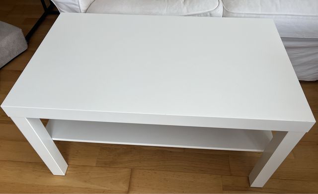 Ikea Lack ława biała stolik kawowy biały półka 90x55 cm