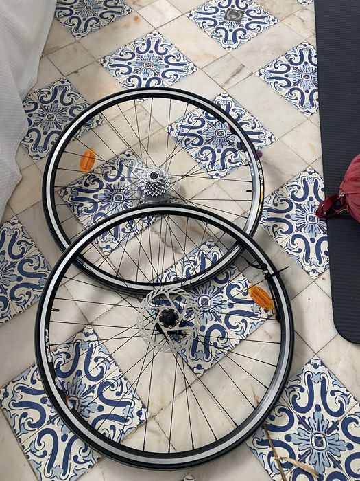 Rodas bicicletas full carbone novo