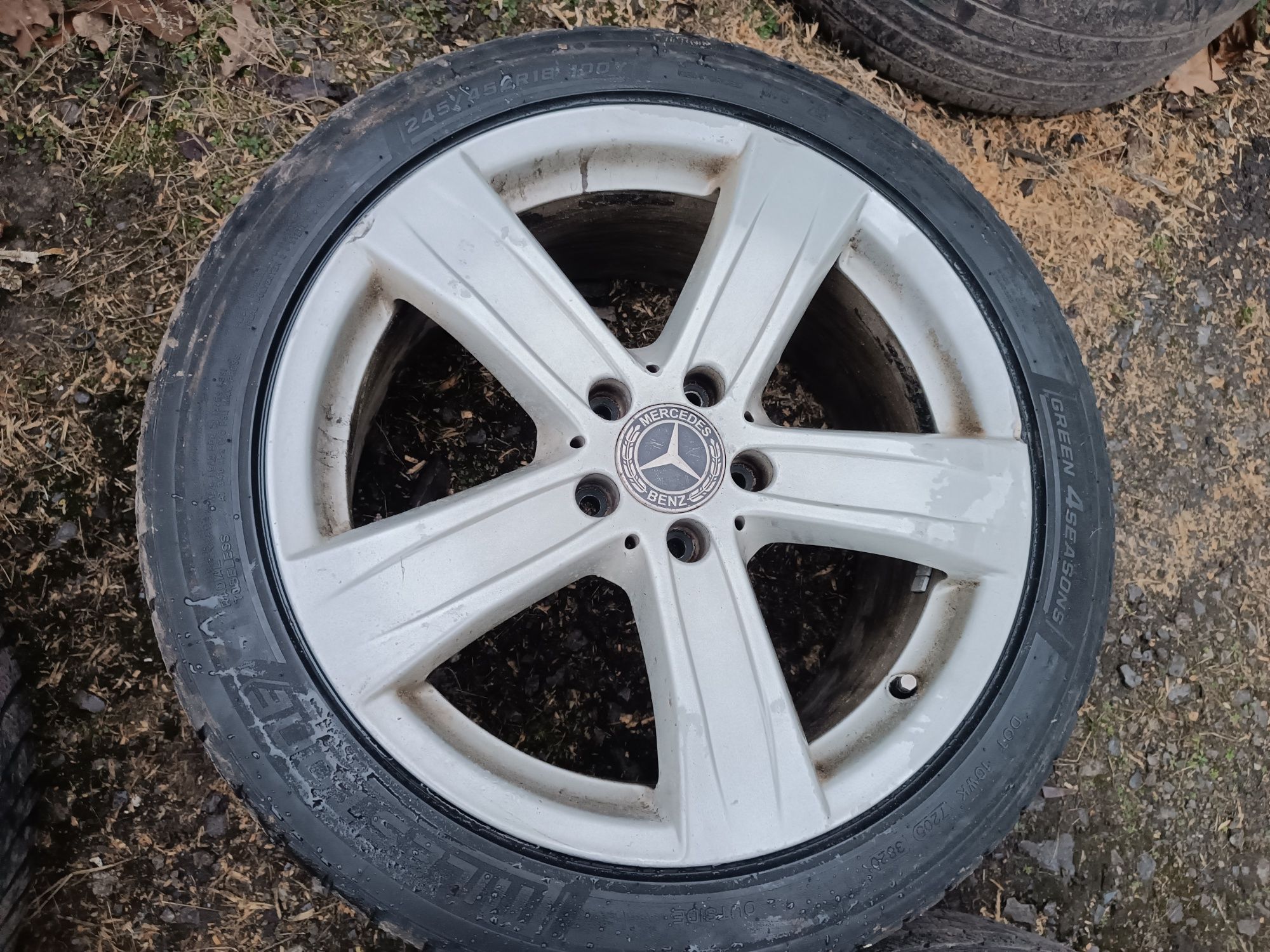 Koła felgi opony komplet Mercedes w221 245/45r18 a221,401,51,02 m+s