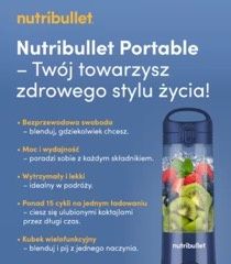 Blender Nutribullet blender osobisty, 475 ml granatowy