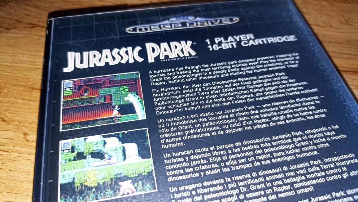 Jurassic Park Sega Mega Drive możliwa zamiana SKLEP