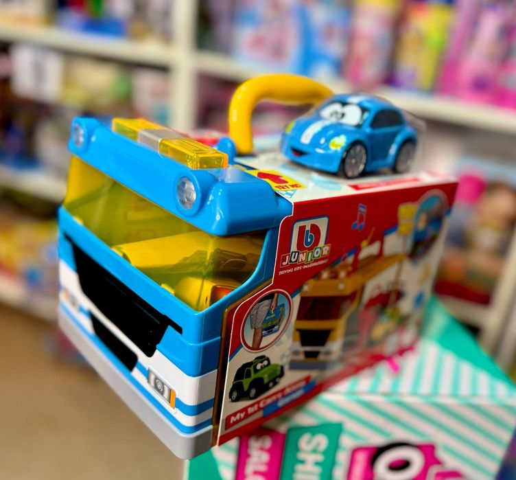 Ігровий набір Bb Junior Мій перший переносний гараж