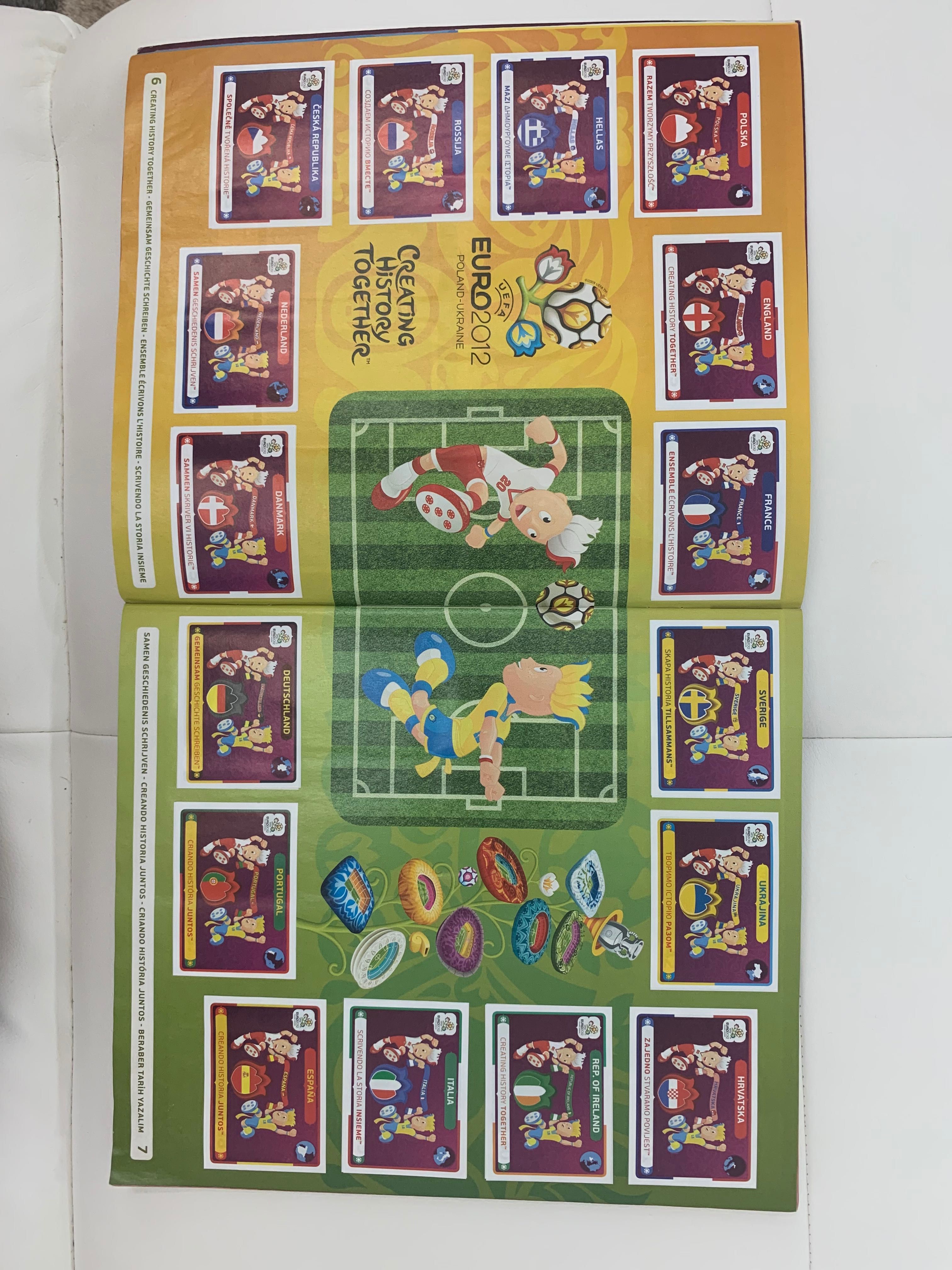 Caderneta Euro 2012 Panini-Completa