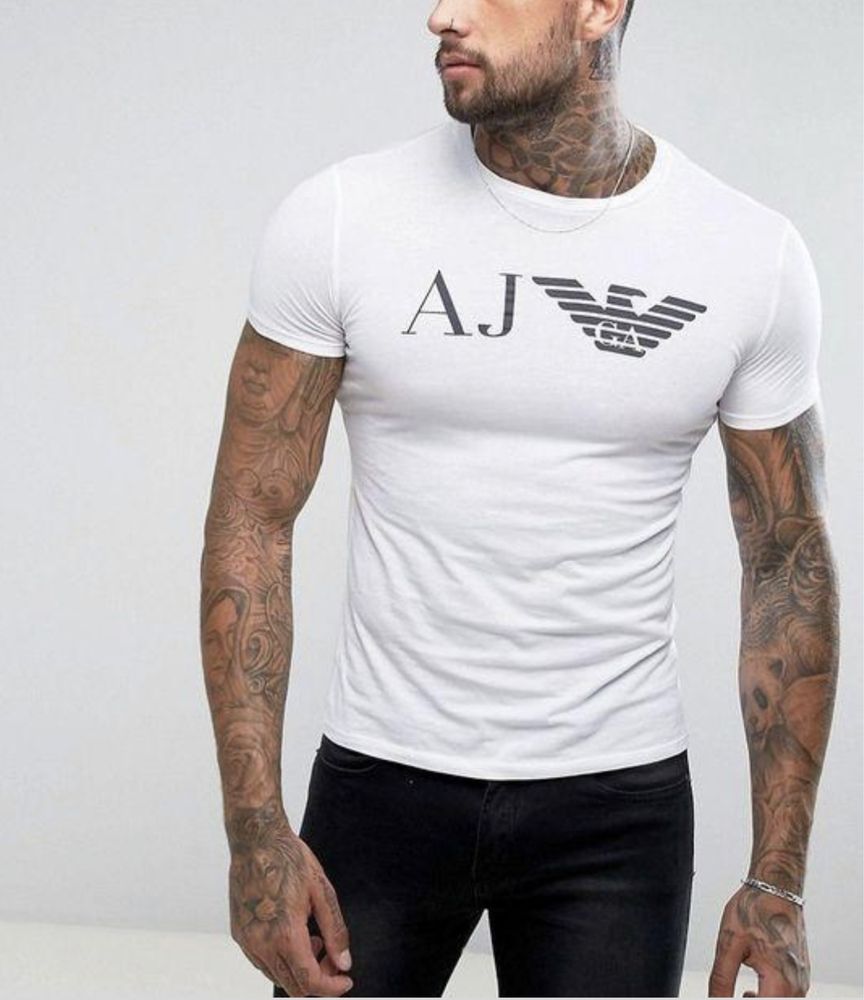 Мужские футболки Armani свитшот худи спортивный костюм шорты лето Ck