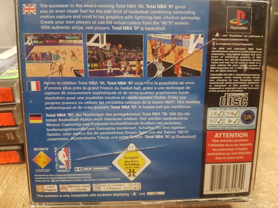 Total NBA 97 PS1,  Sklep Wysyłka Wymiana