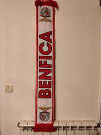 Cachecol Futebol Vermelho Branco Sport Lisboa e Benfica SLB Produto Of