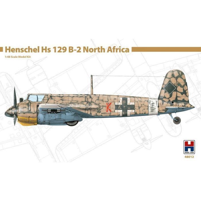 Hobby 2000 Henschel Hs 129 B-2 North Africa 1/48 model do skleja 48012