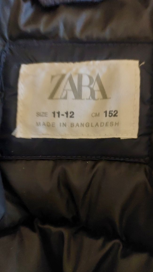 Нова подовжена куртка Zara на 11-12 років