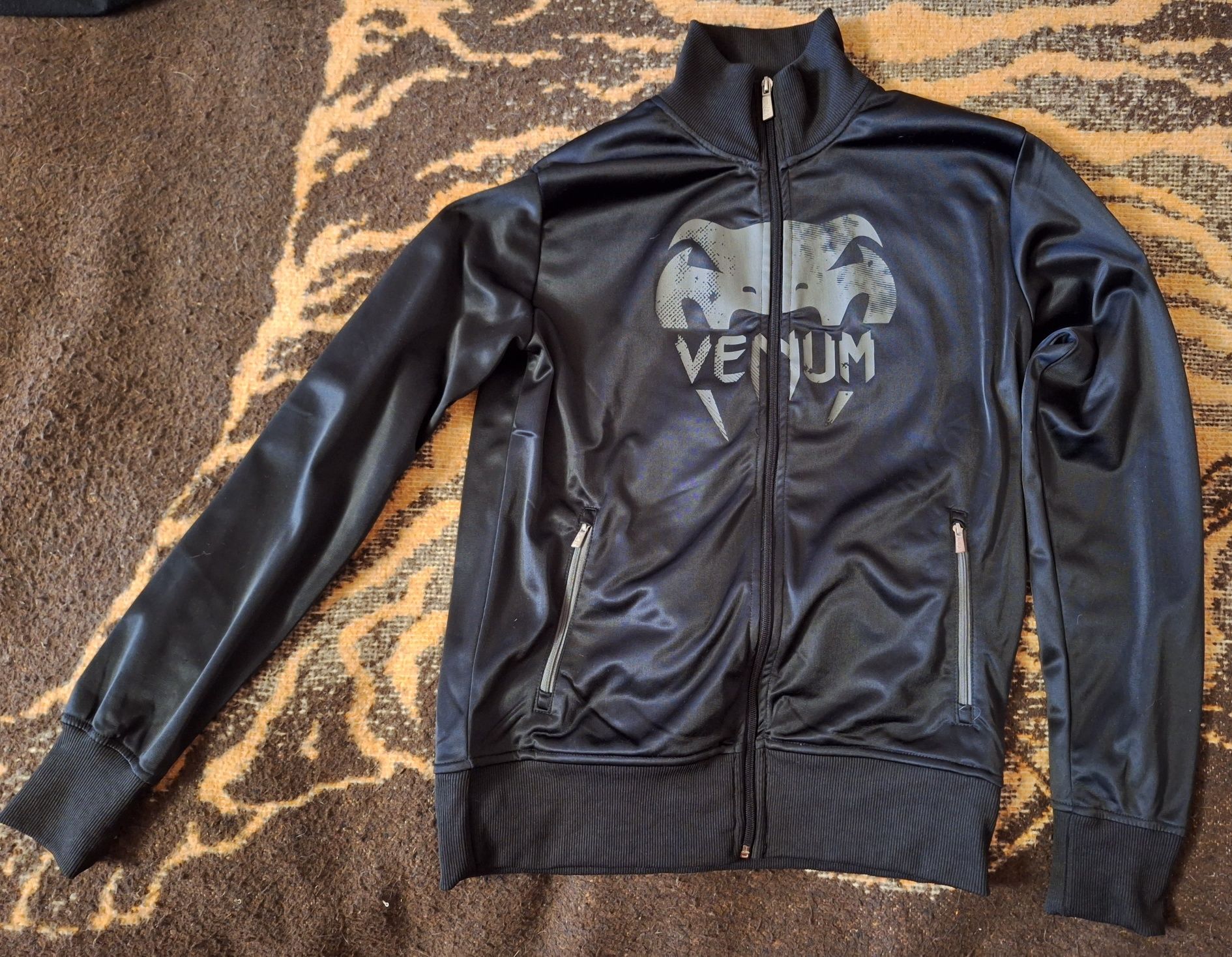 Спортивная кофта Venum Giant Grunge Jacket Black Grey