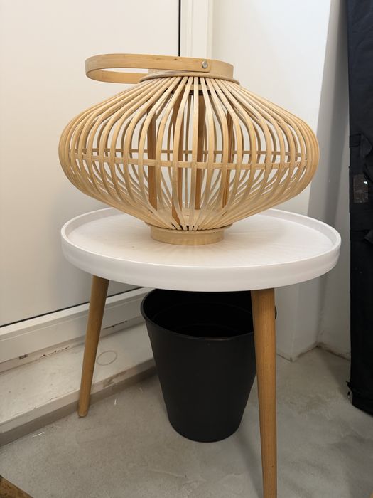 Boho lampion drewniany