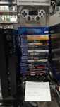 Konsola playstation 4 1tb + 2 pady + ładowarka + 17 gier ps4, sklep