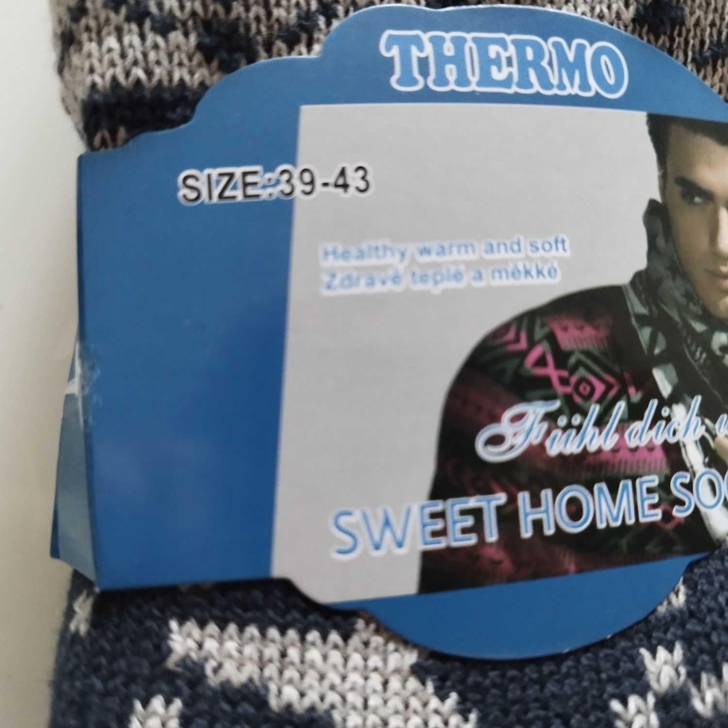 Skarpety Grube Lekkie Thermo Sweet Home 39-43