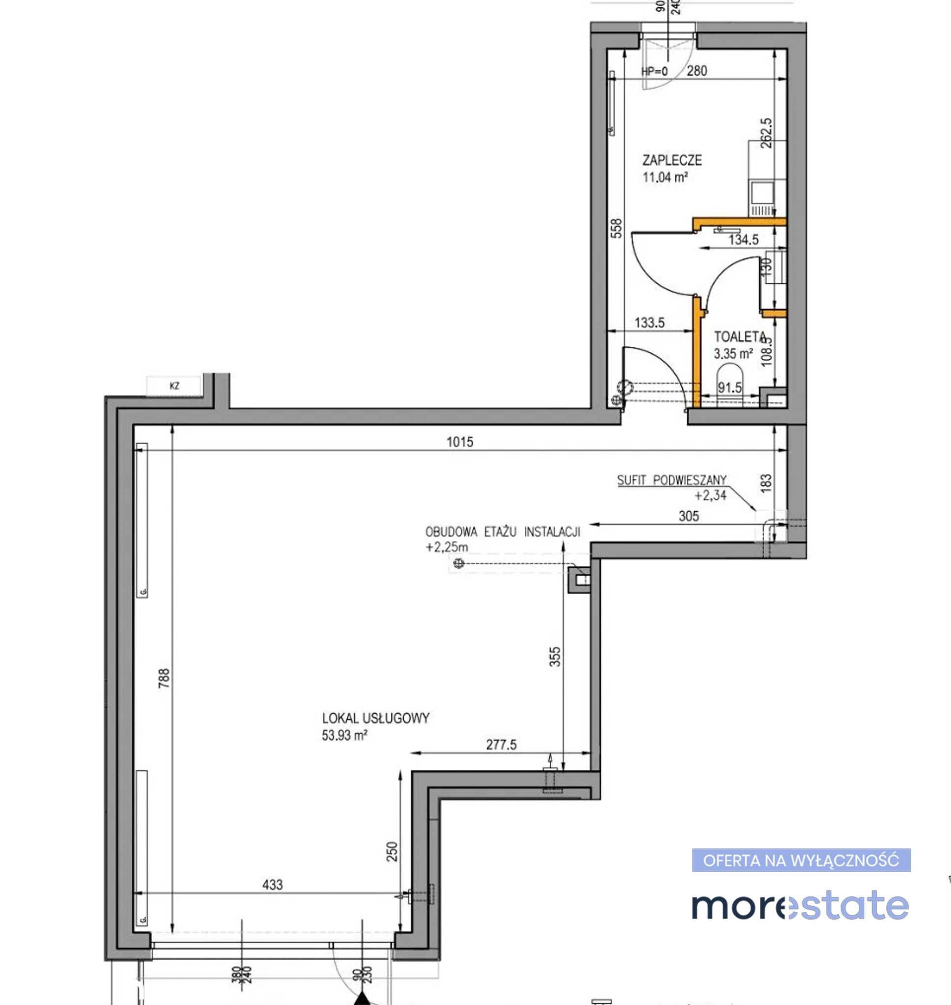 Lokal użytkowy z witryną | 69 m2 | Ruczaj