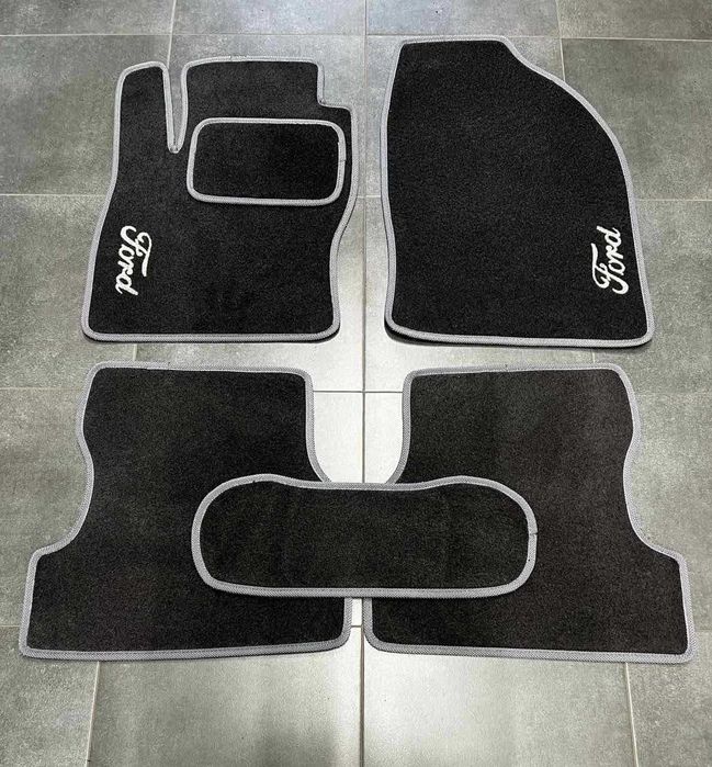 Ворсові коврики для Форд\ Ford Fiesta\ Focus\ C-Max\ S-Max\Edge\поліки