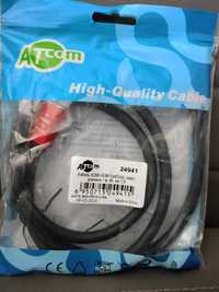 Кабель ATcom HDMI - HDMI 1 метр 4K,ver.2.0