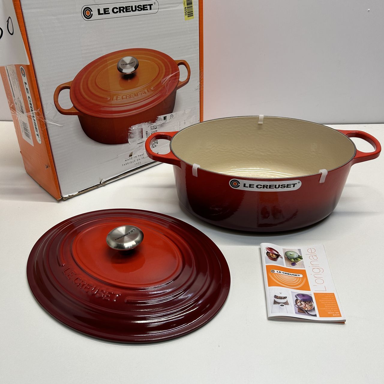 STAN  IDEALNY / Brytfanna żeliwna Le Creuset SIGNATURE 7,5l