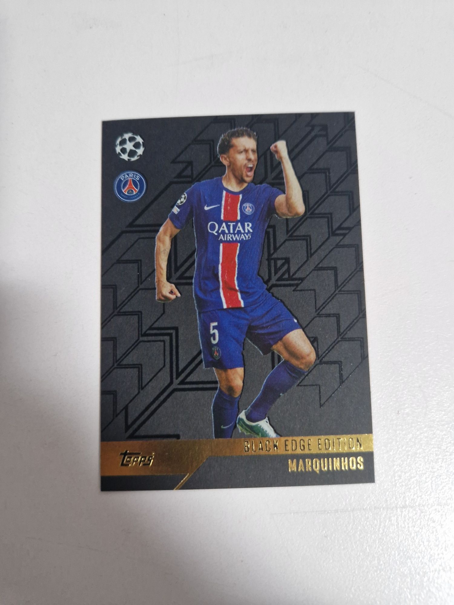 Cromo marquinhos black edge edition match attax 24 25