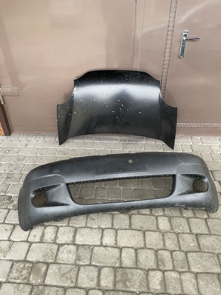 Капот и бампер на матиз