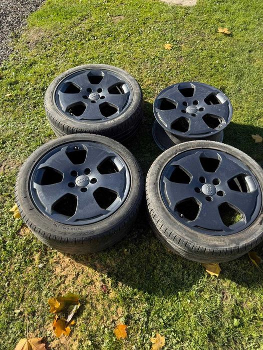 Alufelgi 5x112 17 cali AUDI A3 ET 56 7,5J Oryginał komplet