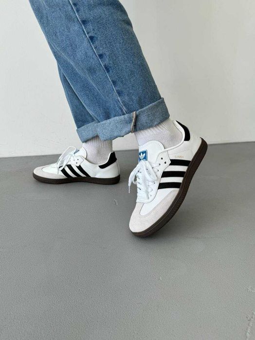 Кросівки Adidas Samba Og Triple Trouble White premium