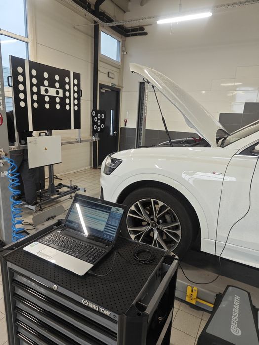 Porsche Audi VW калібровка радарів асистентів