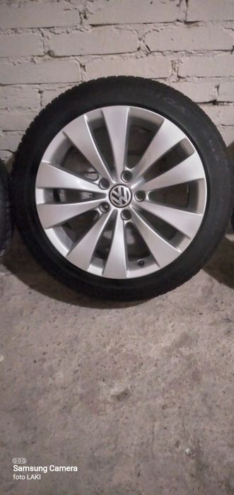 Passat cc b6 b7  8j x 17 et41, 5x112/ 57,1. 235/45/17 nowe opony