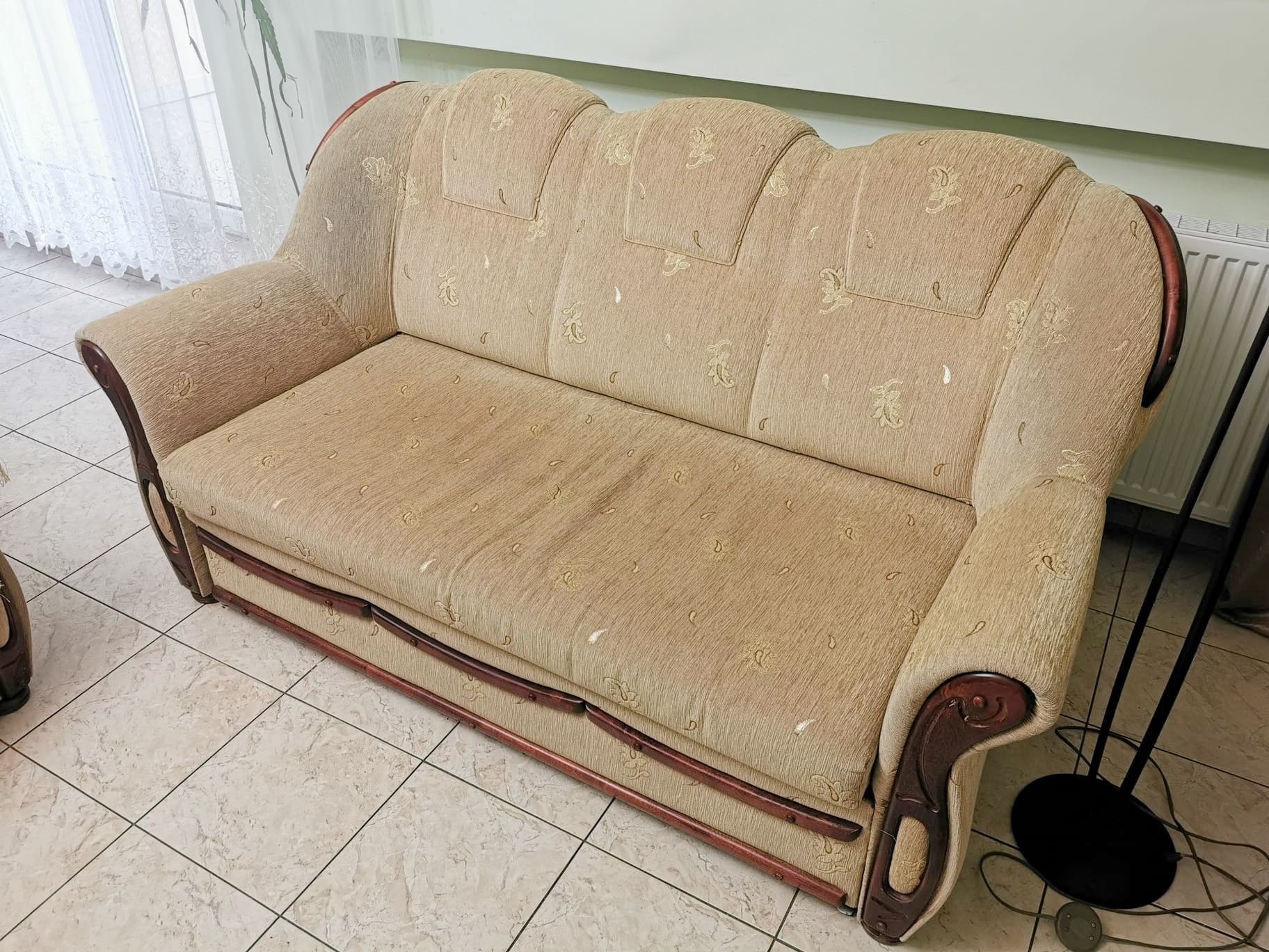 Sofa, kanapa 3 osobowa, wypoczynek + narzuta GRATIS