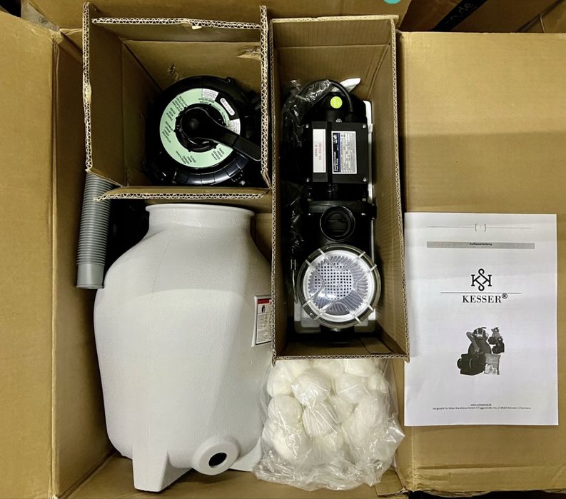 KESSER Filtr piaskowy + 700 g kulki filtrujące zastępują 25 kg piasku