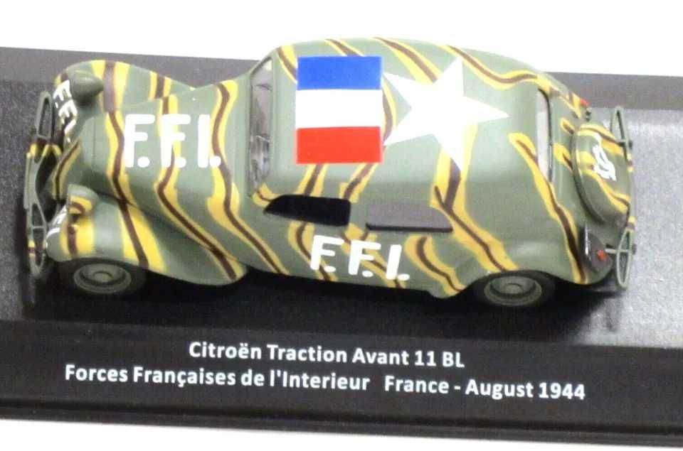 Citroen Front Ttaction 11 BL FORCE FRANCE 1944 scale 1/43 - Diecast -
