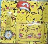 Nowy zestaw portfel z zegarkiem Pokemon, super zestaw dla dzieci