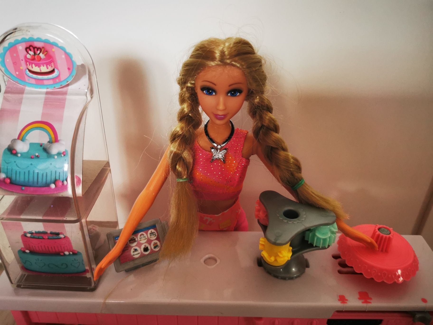 Lalka Barbie pracownia wypieków zestaw