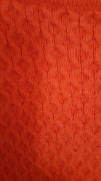 Camisola laranja nova com relevos tamanho l