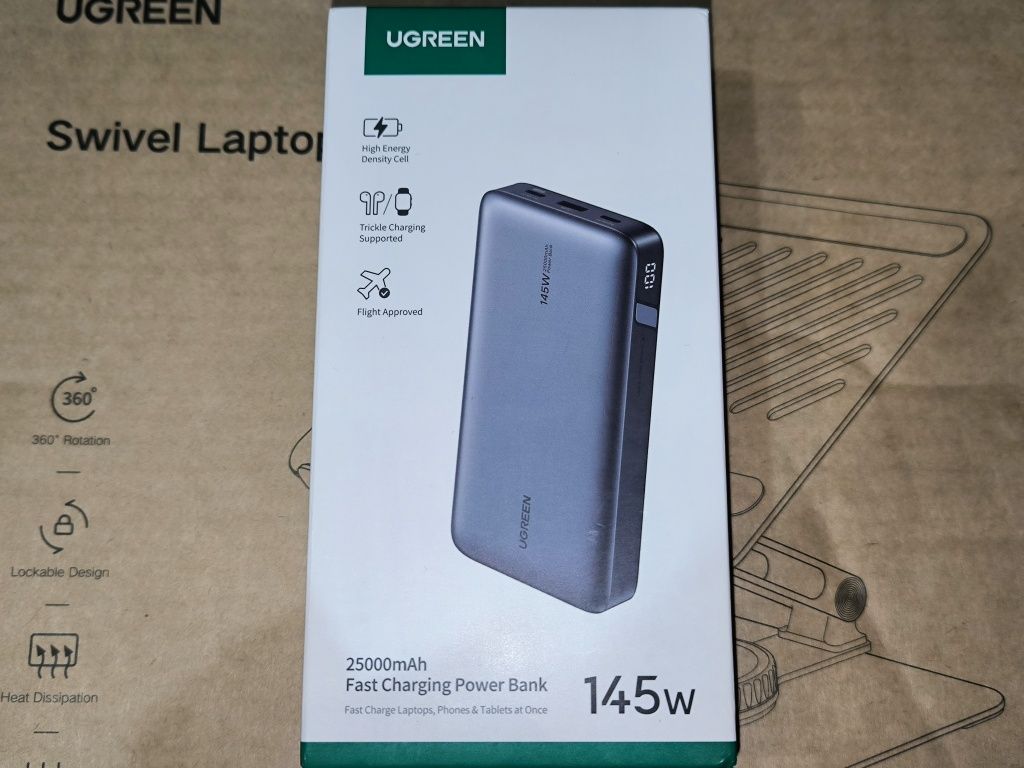 Повербанк Ugreen 25000 мАг 145 Вт