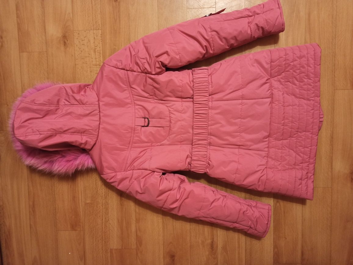 Пуховик, куртка на зиму для девочки, размер 40