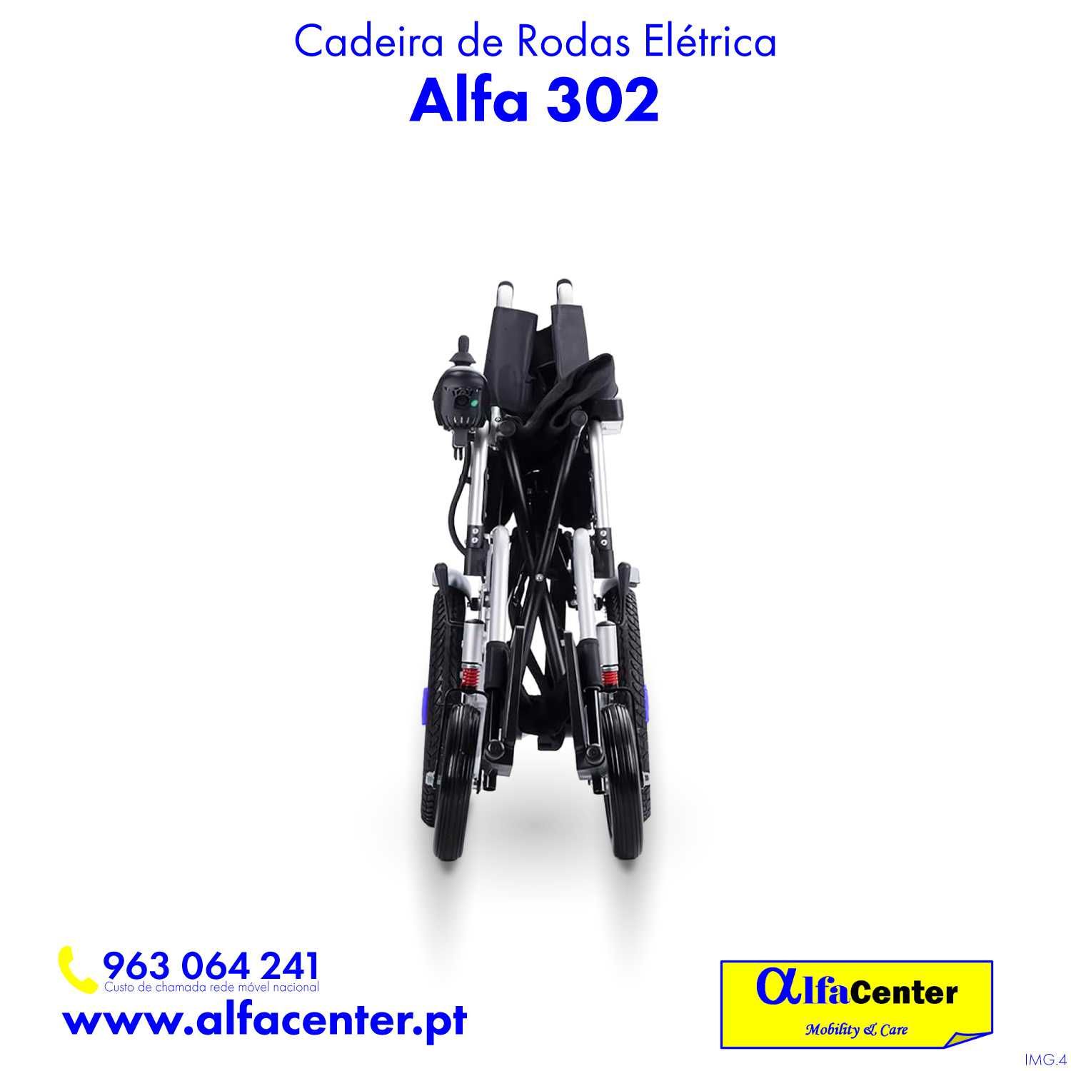 Cadeira de rodas elétrica Alfa 302 - NOVA