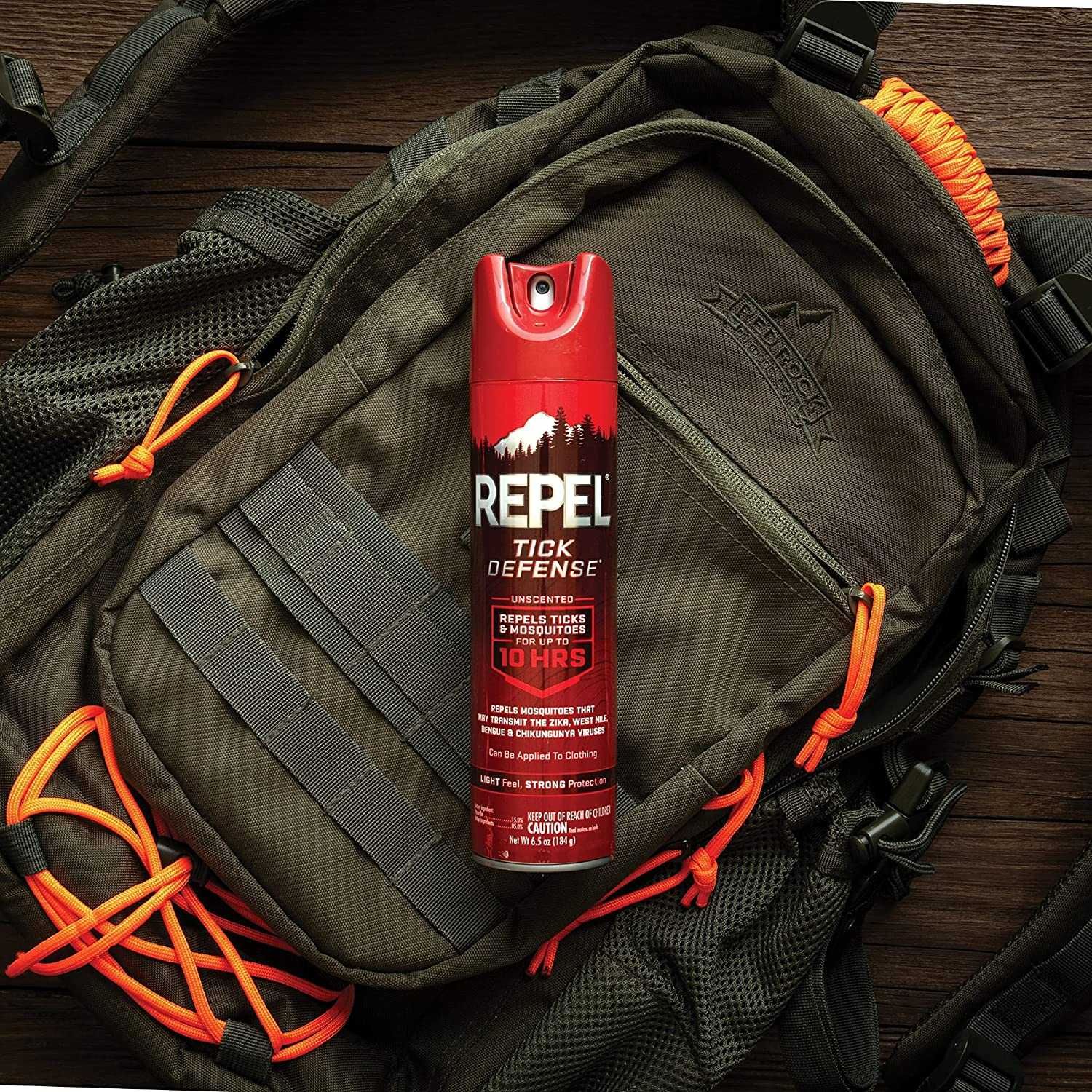 Спрей Repel Tick Defense з пікаридином 15% від комарів мошок кліщів