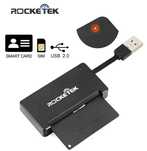 Leitor Cartão Cidadão e leitor SIM, USB 2.0, Smart Card Reader