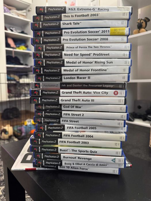 Zestaw 23 Gier na konsolę PS2! God of War, Need For Speed, Fifa, GTA