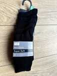 F & F 5 x czarne skarpety nowe 39-43