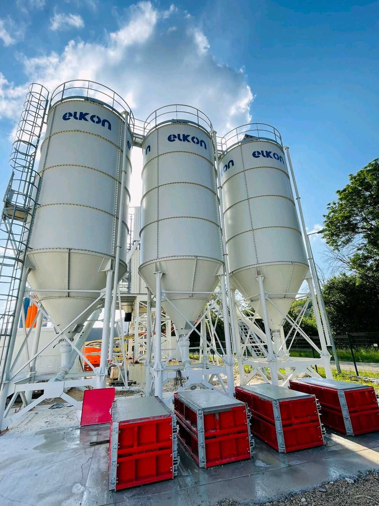 Silos na cement, popiół, materiały sypkie 125 ton - ELKON- z dostawą