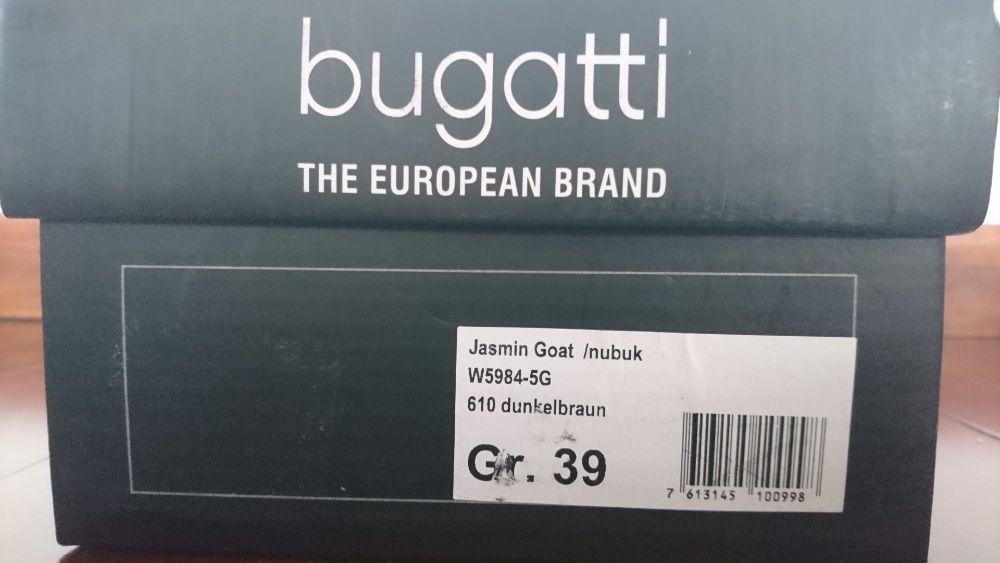 Bugatti klapki Jasmin Goat /Nubuk